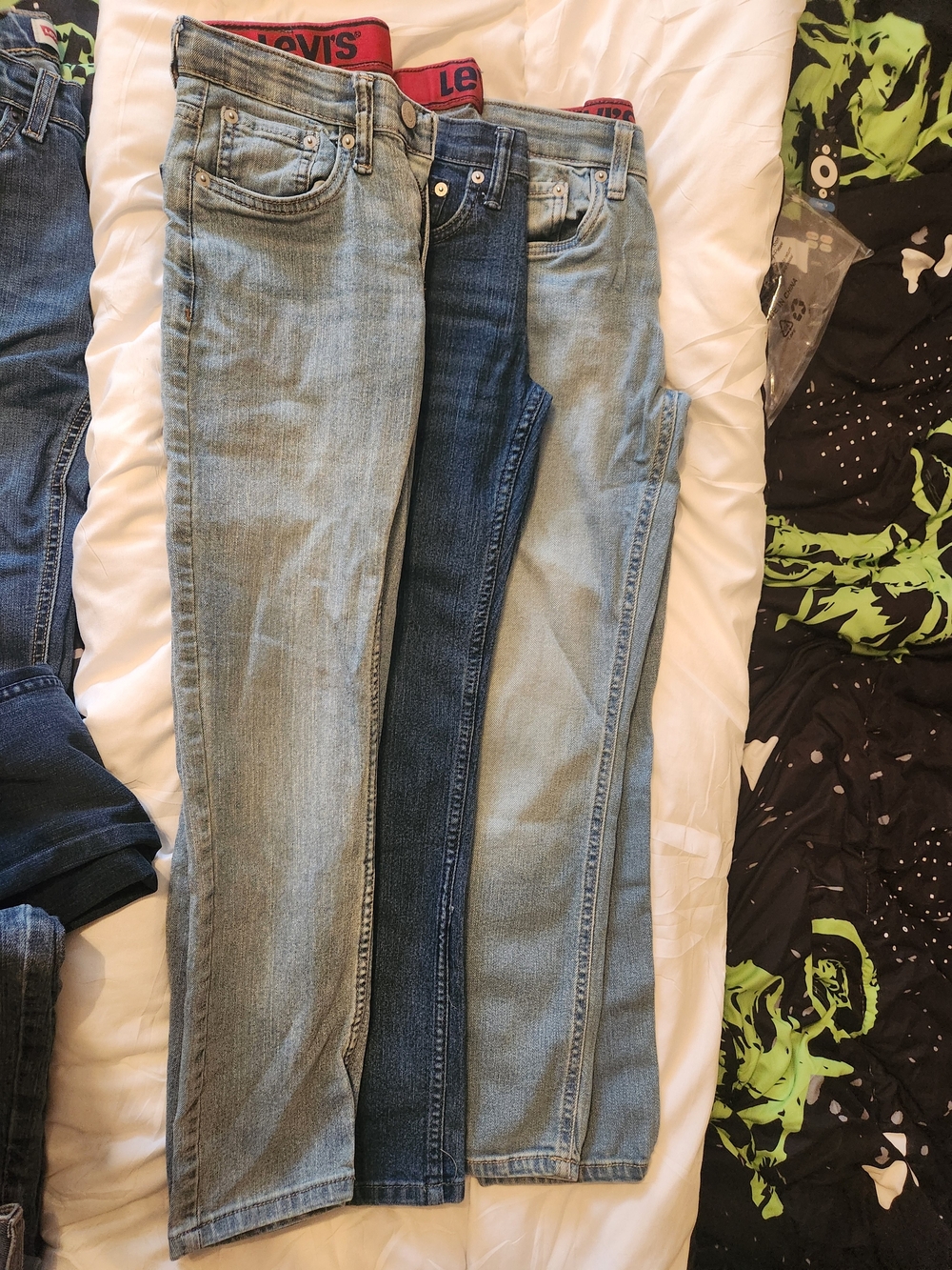 Levi's Kids Light Wash and Dark Wash Jeans - Blue